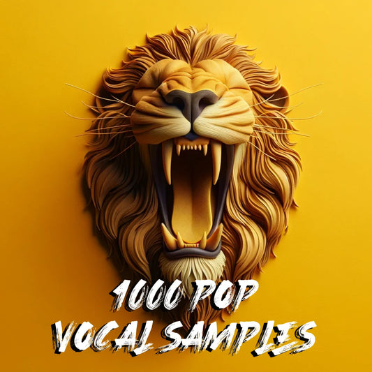 1000 Pop Vocal Samples Vocal Sample Pack Product Image