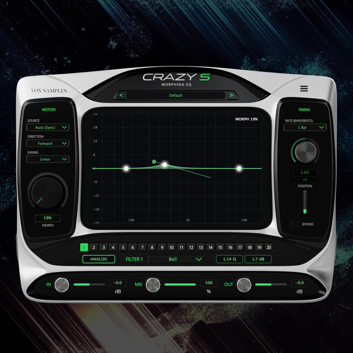Crazy-S Filters Morphing EQ Plugin