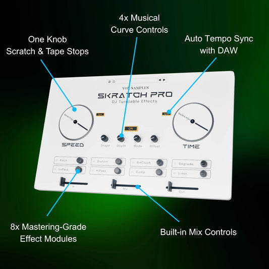 Skratch Pro DJ Turntable Effects Plugin